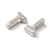 Platinum Plated Alloy Beads PALLOY-CJC0001-64P-T-2