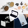 Velvet Jewelry Cufflink Storage Boxes CON-BBC0001-27-5