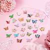 52Pcs 26 Styles Alloy Enamel Pendants ENAM-HY0001-55-2