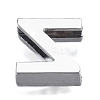 Alloy Letter Slide Charms RB-F034-01Z-P-RS-2