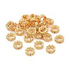 Brass Rhinestones Beads KK-A179-09G-3