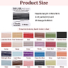 24Pcs 24 Colors Pure Silk Cord OCOR-BBC0001-05-2
