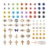 DIY Evil Eye Bracelet Making Kit DIY-TA0004-42-20