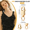 10Pcs Brass Lobster Claw Clasps KK-BBC0024-53-2
