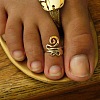 Brass Toe Cuff Rings for Women FS-WGFB02D-01-1