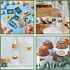 Leaf Paper Self Adhesive Mini Candy Bar Wrappers DIY-WH0604-009-6