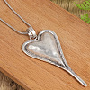 Bohemian Style Heart Alloy Pendant Necklaces for Women FS-WG80BF4-01-2