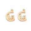 Valentine's Day 304 Stainless Steel Charms LS-STAS-I151-33G-1