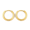 Ion Plating(IP) Round Ring 304 Stainless Steel Hoop Earrings for Women EJEW-G388-02A-G-1
