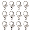 Zinc Alloy Lobster Claw Clasps LS-PALLOY-D008-P-1