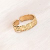 304 Stainless Steel Open Cuff Rings for Women RJEW-K309-14G-1
