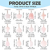 12Pcs 12 Style Synthetic & Natural Rose Quartz Pendants G-TA0002-20-5