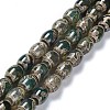 Tibetan Style dZi Beads Strands TDZI-E005-01I-1