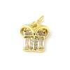 Brass Micro Pave Cubic Zirconia Pendants KK-Z101-02G-03-1