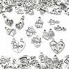 70Pcs 14 Styles Tibetan Style Alloy Pendants FIND-CJ0001-88-3