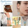 120Pcs 2 Styles Synthetic Turquoise Beads G-NB0003-94-7