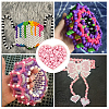 800Pcs Plastic Pearlized Beads KY-SP0001-53B-5