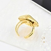 304 Stainless Steel Open Cuff Rings for Women STAS-Z111-01G-02-4