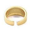 Enamel Geometric Pattern Wide Band Ring for Teen Girl Women KK-C224-06G-3