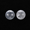Transparent Handmade Blown Glass Globe Beads GLAA-T012-33B-2