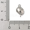 304 Stainless Steel Internal Organs Connector Charms STAS-S183-14AS-3