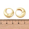 Rack Plating Brass Thick Hoop Earrings for Men Women EJEW-F288-06G-2