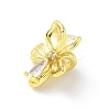 Brass Micro Pave Clear Cubic Zirconia Pendants KK-A236-02G-2