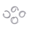 Spray Painted Iron Open Jump Rings IFIN-T017-04B-29-1