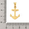 Ion Plating(IP) 304 Stainless Steel Micro Pave Cubic Zirconia Pendants STAS-D112-03G-07-3