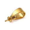 304 Stainless Steel Cup Pearl Peg Bails Pin Pendants STAS-D013-03A-G-2