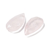 Natural Rose Quartz Faceted Pendants X-G-D082-01G-2