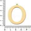 304 Stainless Steel Pendants STAS-C157-01G-O-3