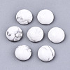 Natural Howlite Cabochons G-N326-59I-2