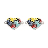 Alloy Enamel Connector Charms ENAM-C005-05P-2