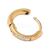 316 Stainless Steel Micro Pave Clear Cubic Zirconia Hoop Cartilage Earrings WG9FB89-07-2