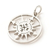 Non-Tarnish 201 Stainless Steel Pendants LS-STAS-G258-03P-3