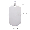 Tarnish Resistant 304 Stainless Steel Big Pendants LS-STAS-I140-19E-S-3