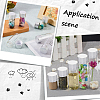 40Pcs Clear Glass Bottles Bead Containers CON-SC0001-15A-02-5