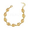 Alloy Spiral Design Link Chain Bracelets for Women FS-WGCCF34-01-4