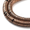 Electroplated Synthetic Non-magnetic Hematite Beads Strands G-B132-A01-01A-3