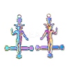 304 Stainless Steel Pendants STAS-Z041-21RC-1