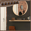 6-Slot Wood Watches Holder Stands ODIS-WH0030-127-5