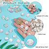 Natural Akoya Shell Disc Charms SHEL-WH0005-05A-4