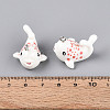 Sea Animal Theme Opaque Resin Pendants RESI-D071-04H-5
