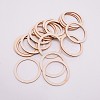 Unfinished Wood Linking Rings WOOD-WH0099-12F-1