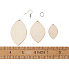 DIY Unfinished Wooden Pendant Earring Making Kits DIY-YS0001-16-7