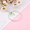 Women's 304 Stainless Steel Rolo Chain Bracelets BJEW-JB05996-01-5