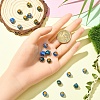 10Pcs Golden Plated Alloy European Beads MPDL-YW0001-05A-5