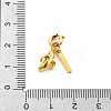 Brass Rhinestone Fruits Pendant Decoration HJEW-P020-01G-G-3