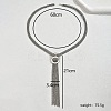 201 Stainless Steel Tassel Necklaces for Women MO2717-2-1